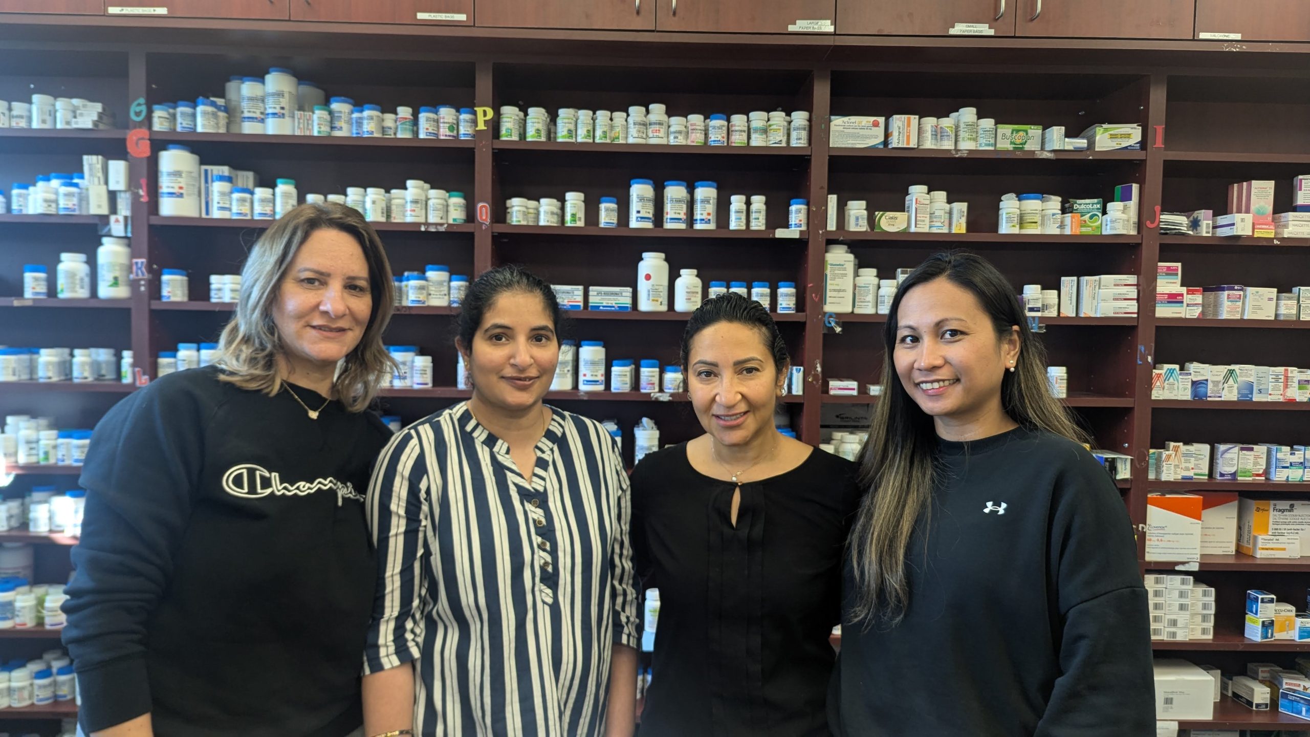 The professional and friendly team at Langs Medical Pharmacy